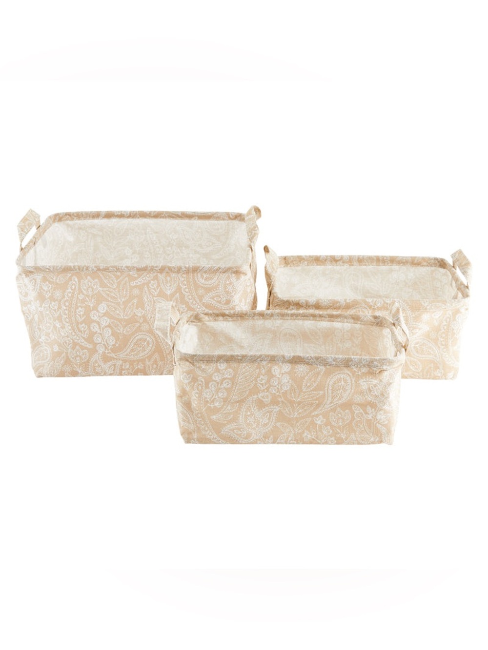 Set of 3 Brylin Basket Trio in Adobe (New in Package)